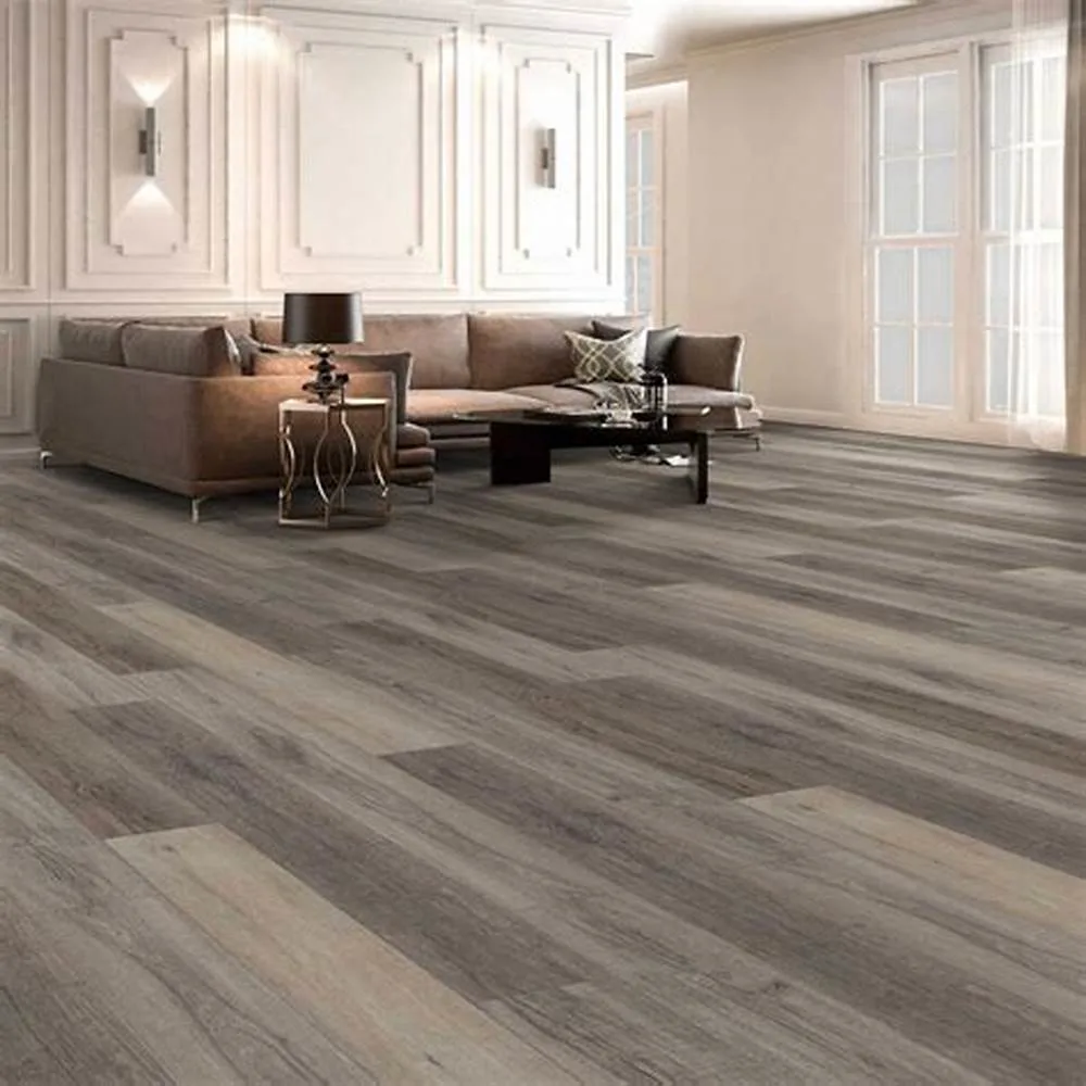 Original Factory Rigid Core Limed Oak Water Proof IXPE EVA Cork Eir Rigid Fishbone Click Chevron Spc Vinyl Flooring