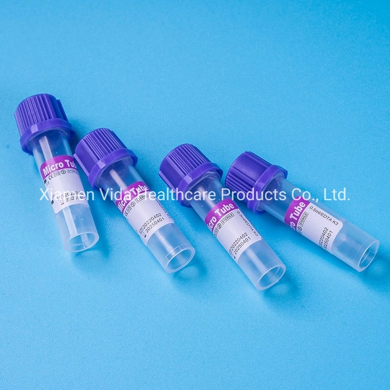 Plastic Blood Collection Tube Children's Medical Disposable Micro Blood Collection Tube