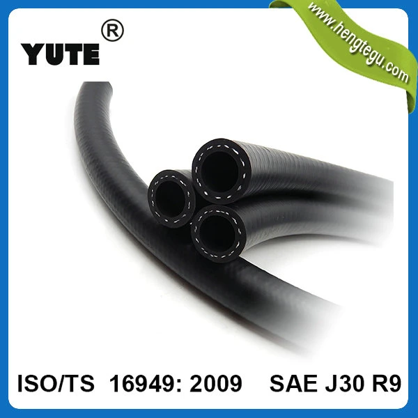 High Pressure ISO/Ts16949 Flexible FKM Eco Fuel Injection Rubber Hose with SAE J30 R9