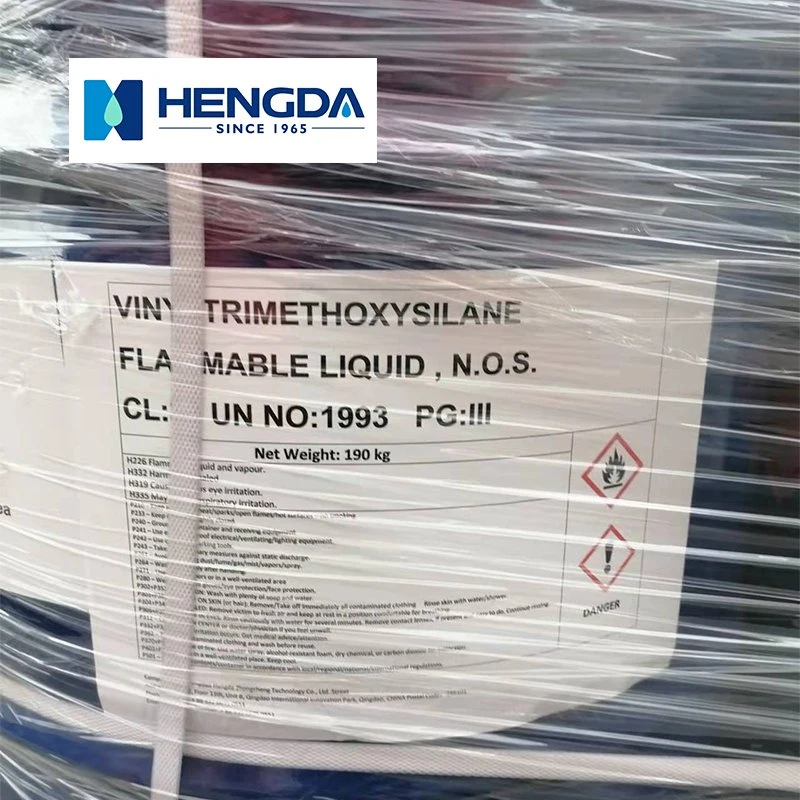 Vinyltrimethoxysilane un-171 CAS: 2768-02-7 grupo funcional de silicona