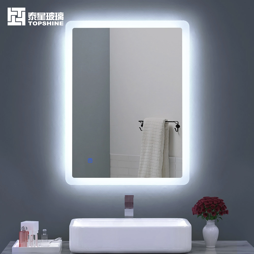 Factory Wholesale/Supplier Decorative Mirror for Wall 5mm Silver Bathroom LED Light Mirror