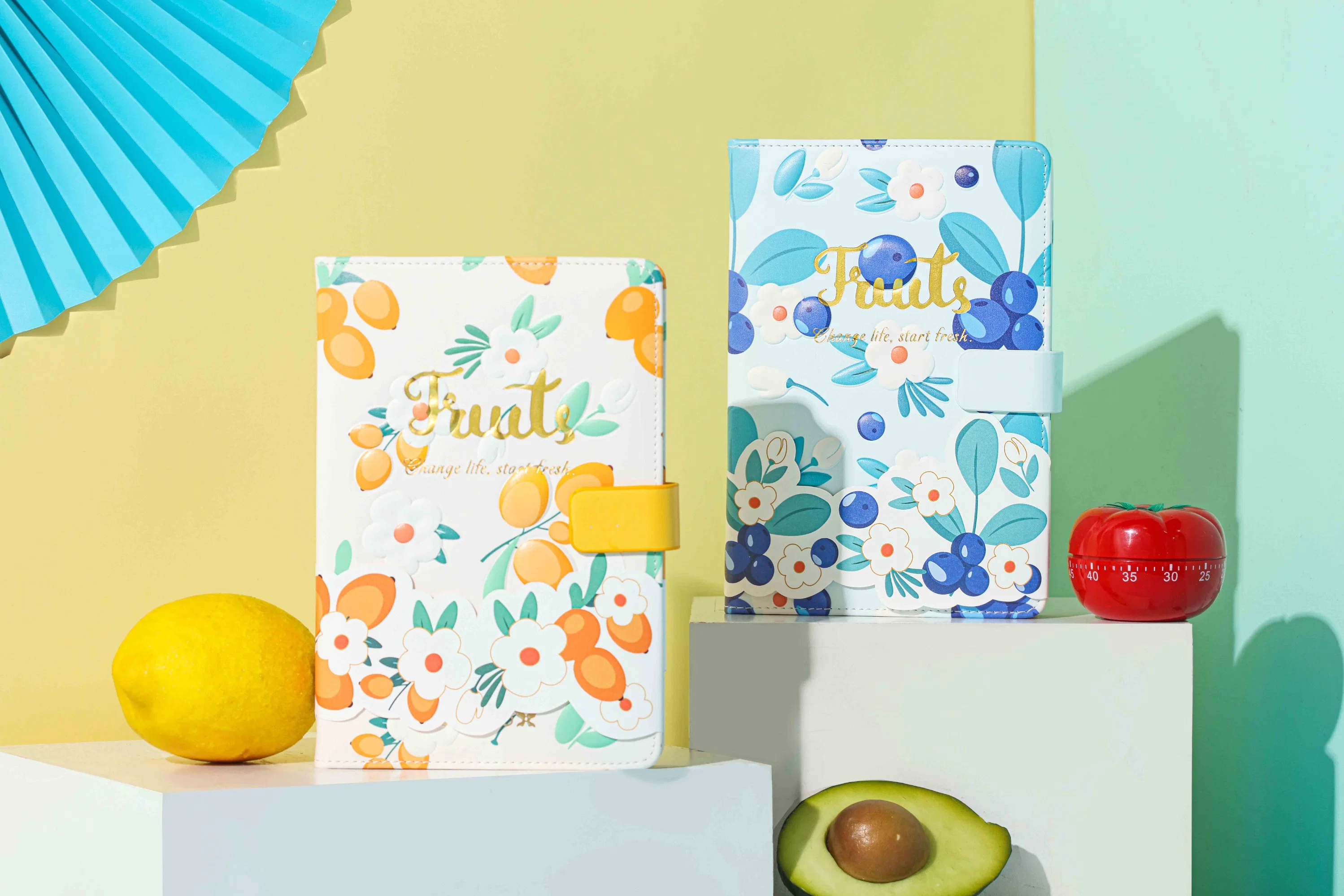 Fruit High quality/High cost performance  Protability Promotion Gift Magnetic Notebook