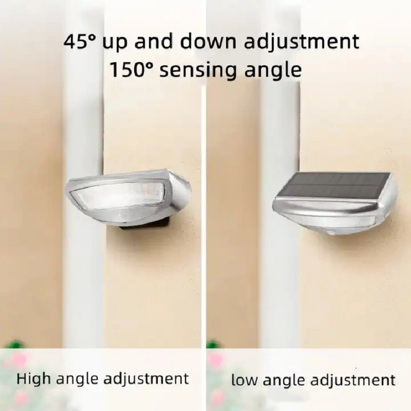 Panel solar LED eléctrico pasillo lámpara cuerpo humano Induction pared Luz auto controlado para Courtyard Fence
