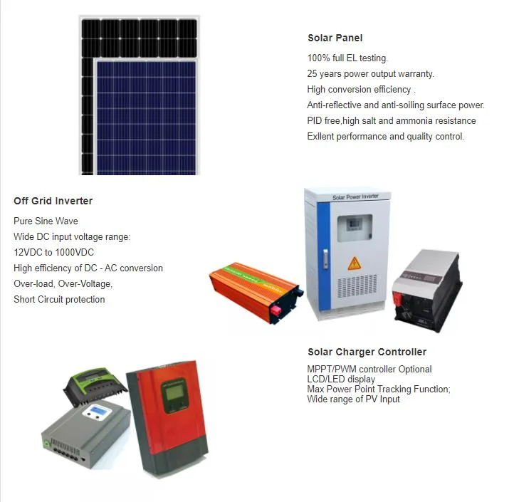 PNG Solar 10kw Home Solar Power Energy on Grid System Price with 25 Years Warranty ISO CE TUV