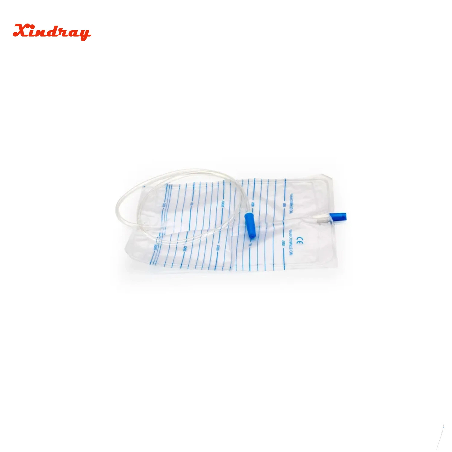 Sac de collecte d'urine jetable de type pull-Push de 2 000 ml