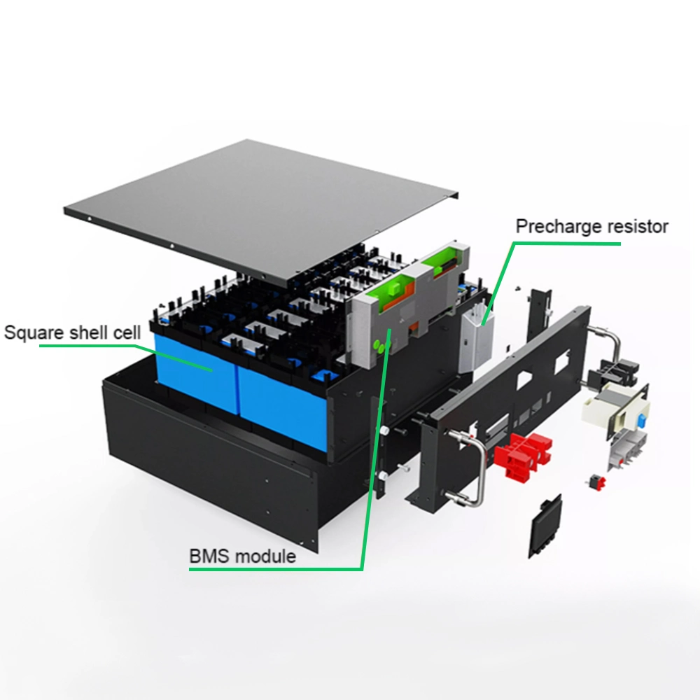 Bateria de armazenamento de energia Sunpal Smart Home de lítio de 48 V e 200 a 100 V. 5 kwh 10 kwh fosfato de ferro de lítio LiFePO4 preço da bateria com BMS