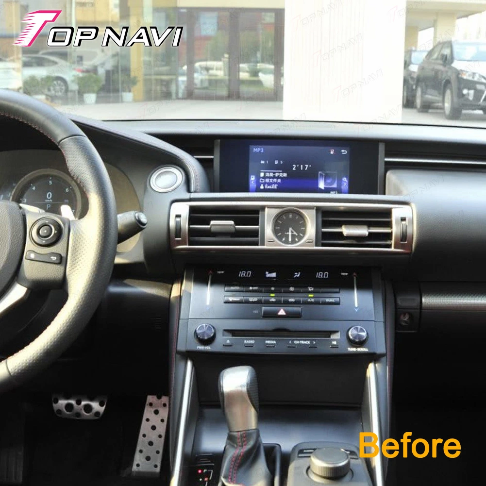 Double DIN Head Unit Car GPS Unit for Lexus Is 2013-2017 Car Navigation System Car DVD Player