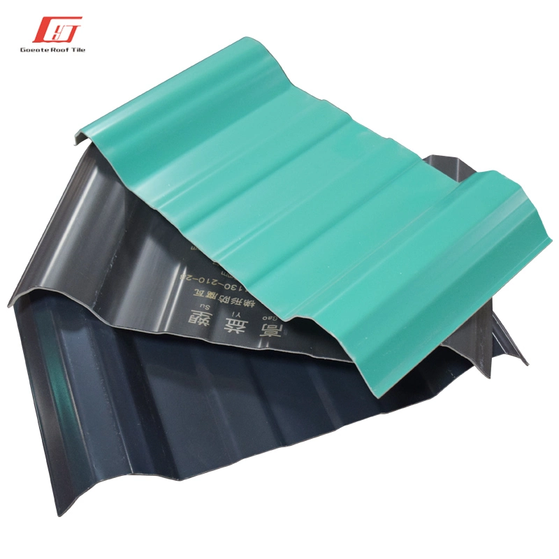 Grey Color 10 Years Warranty Corrugated PVC Roofing 2.0mm Apvc Roof Tile in Malaysia