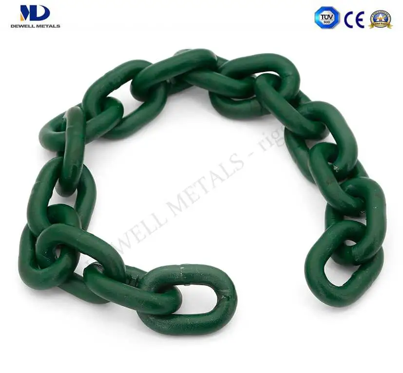 Lifting Chain High Tensile Alloy Steel G80 Quenched and Tempered Galv.