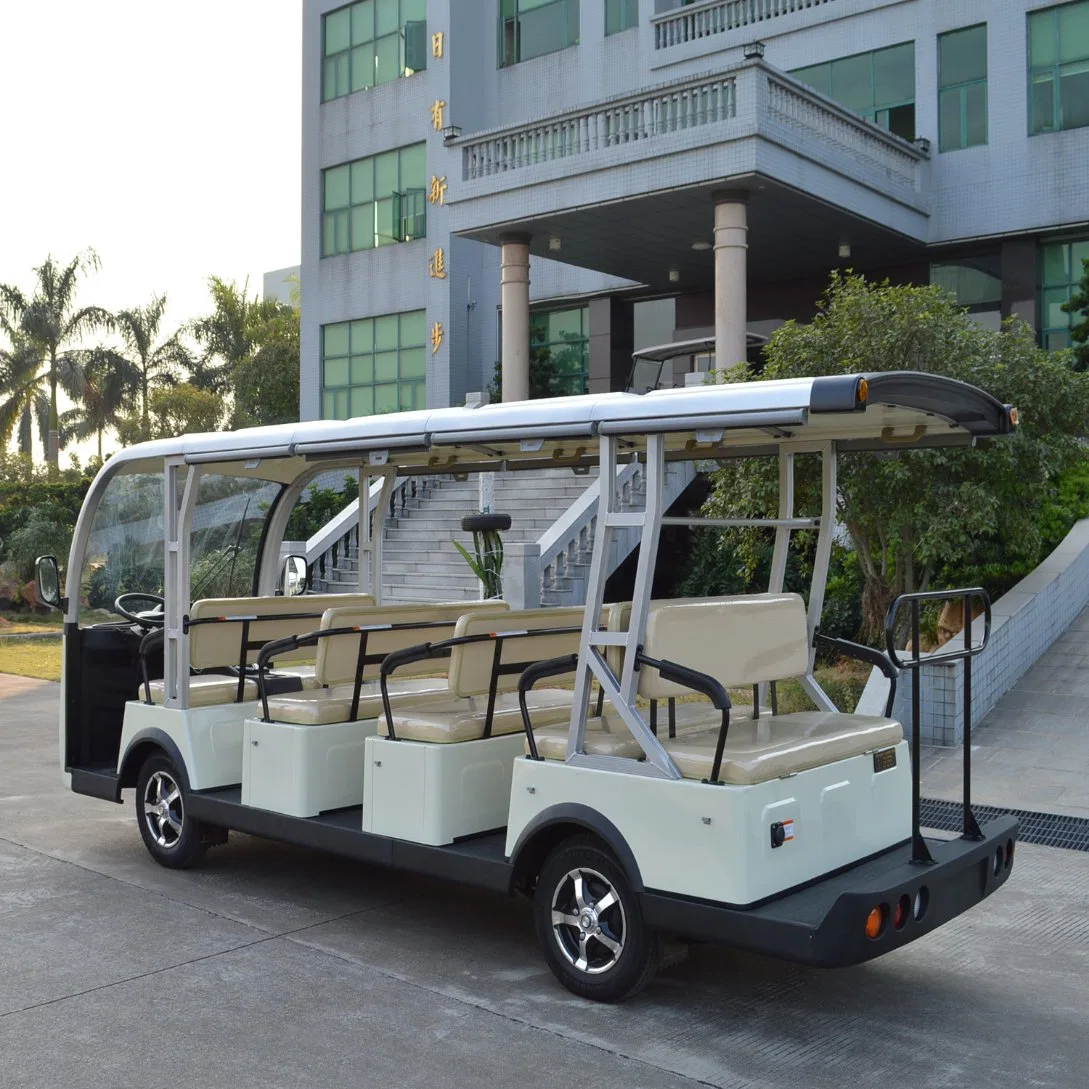 Buggy/Golf Carts Sightseeing Car 14 Seaters Electric Sightseeing Tourist Bus Price