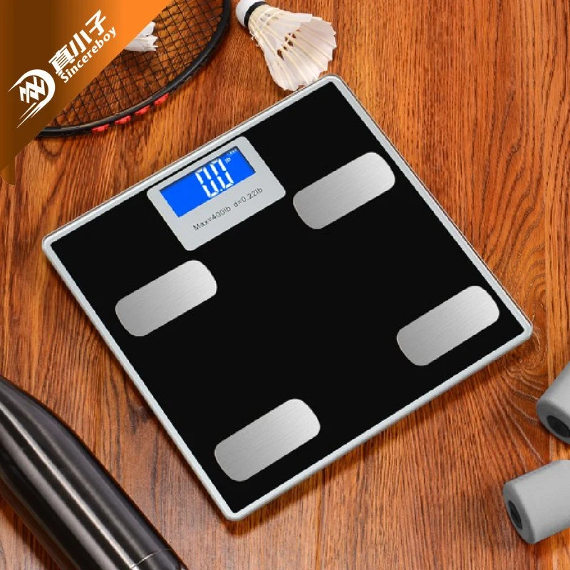 Digital Bluetooth Bathroom Body Scale for Weighing with LED Display