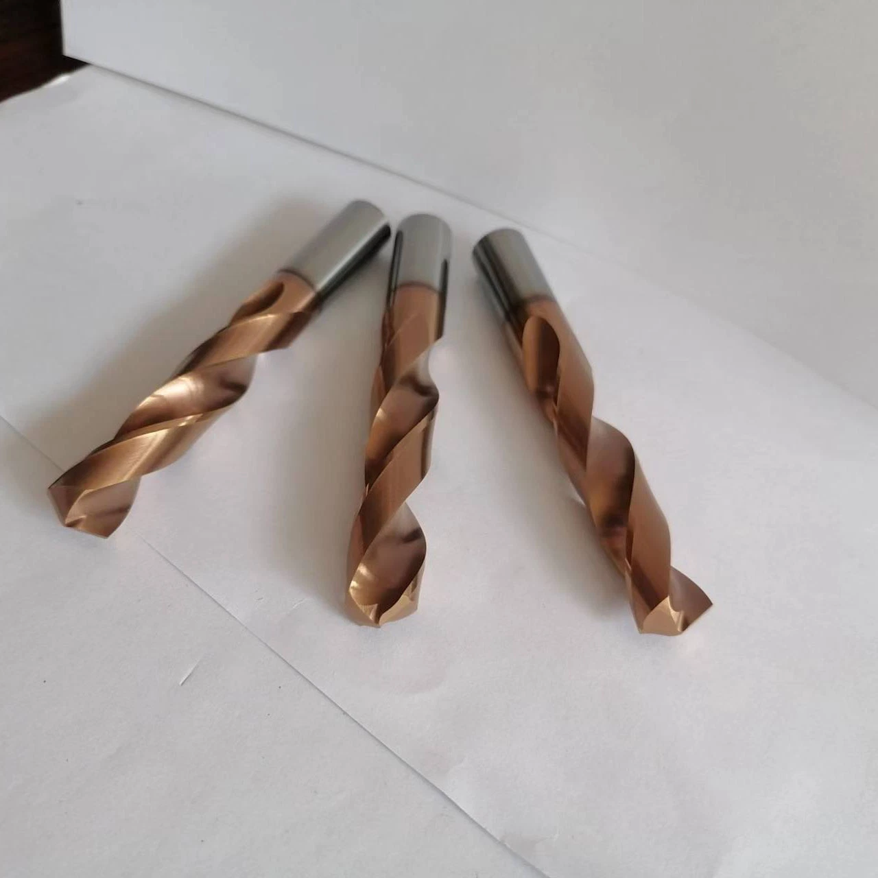 Carbide 2 Flutes Tialn Coating Drilling Tool Bit Twist Drill Lnterinl Carbide Drill Bits CNC Tools D12*55*102*D12