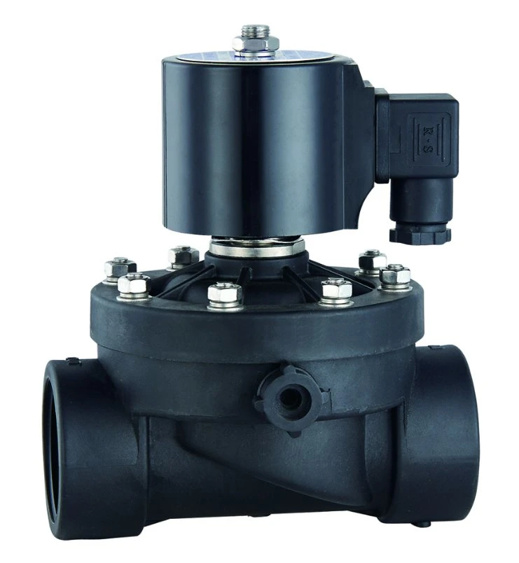 2W-SL Série Válvula Solenoide de Plástico de Pressão Diferencial Zero de 2 Vias