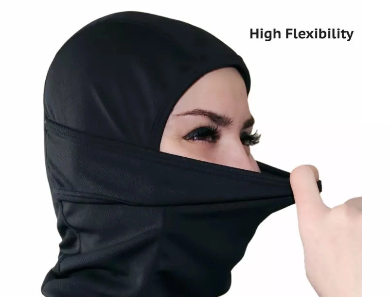 Breathable Quick Drying Half Face Hinge Hood Sports Tactical Balaclava