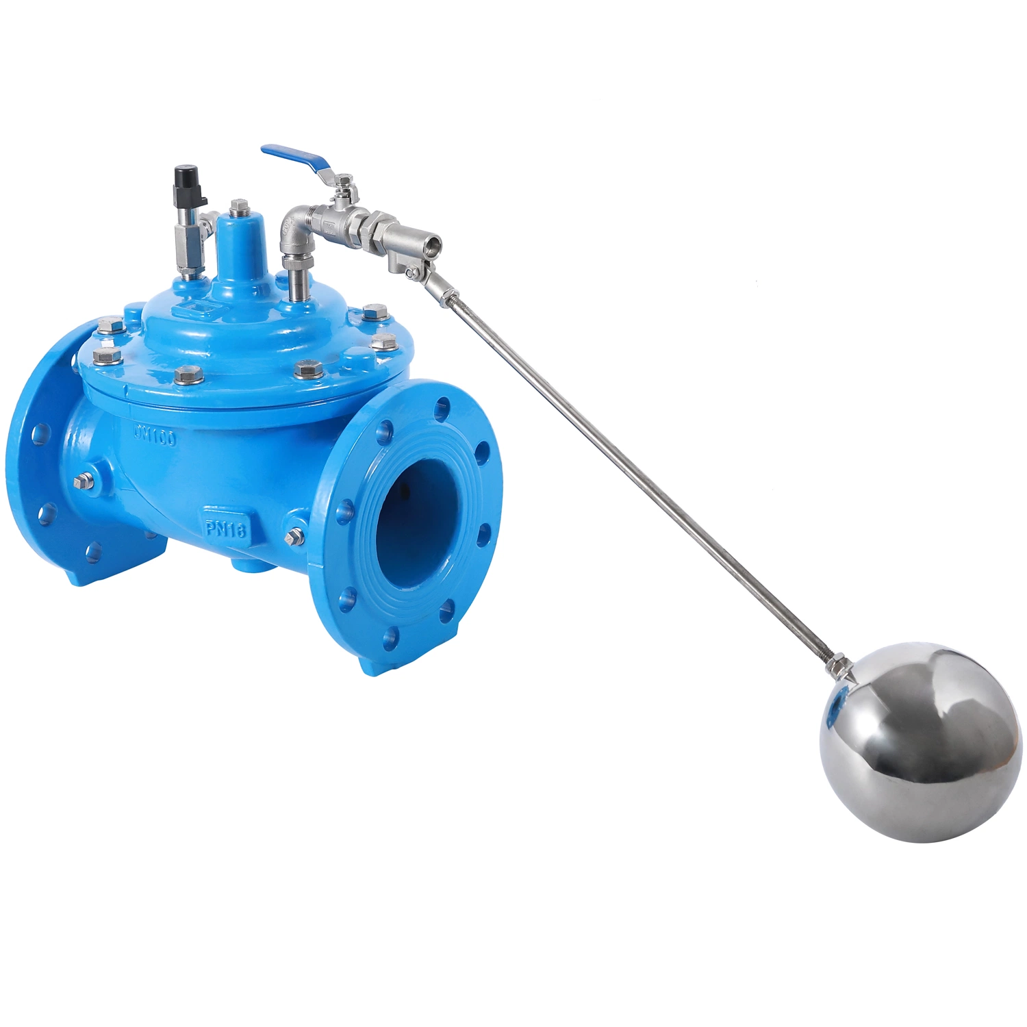 100X Ductile Iron Remote Control Float Ball Valve