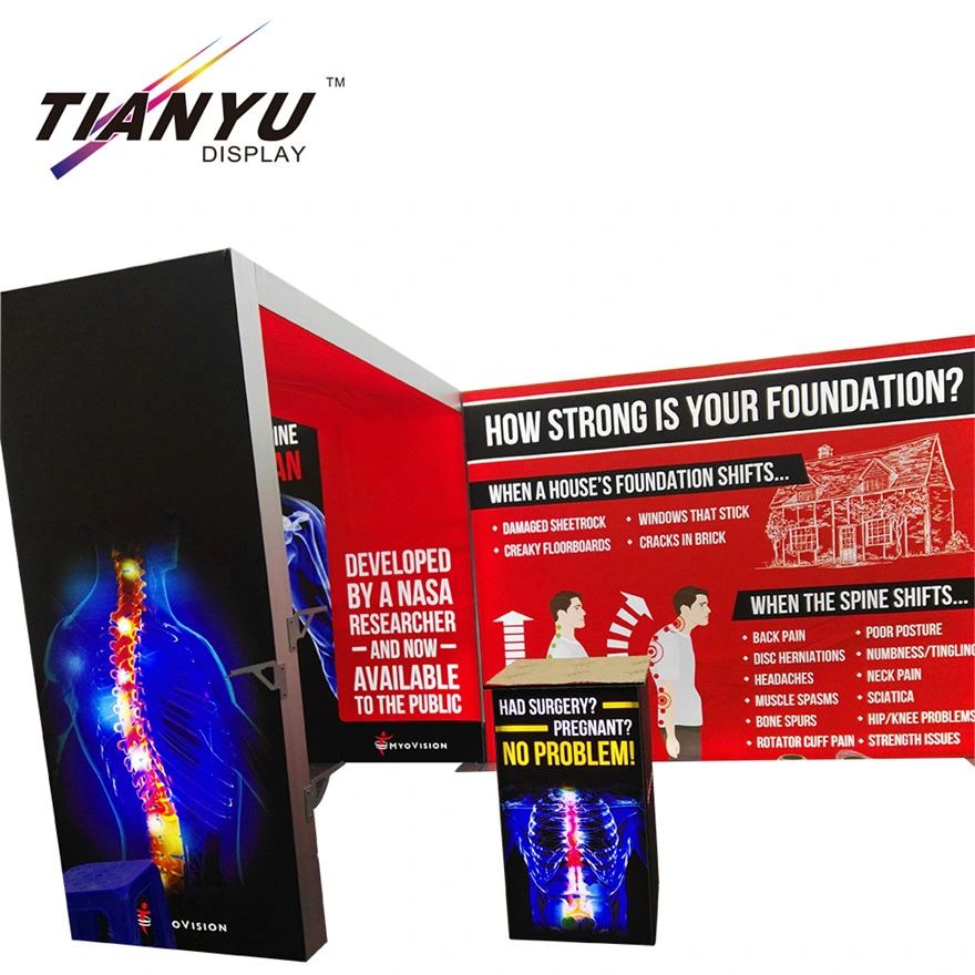 Aluminum Portable Modular DIY Standard Exhibition Stand with Lightbox Booth