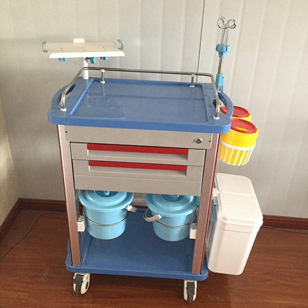 Mobile Mobiliário de Enfermagem do Hospital de equipamentos de emergência médico clínico Carrinho de Tratamento