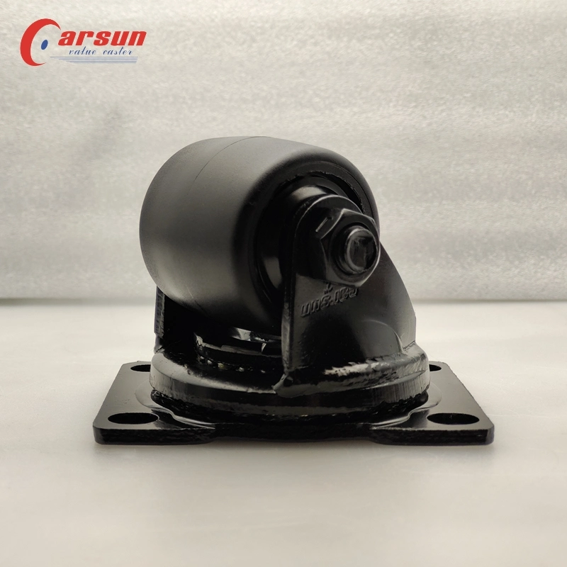 Low Center of Gravity Caster 2 Zoll Black Enhanced Nylon Industrie-Drehbare Caster Network Cabinet Special Caster Wheel