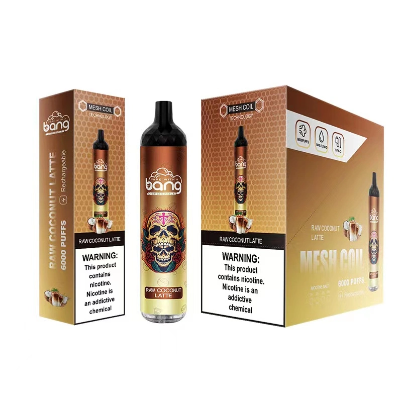 VAPE desechable Mayorista/Proveedor Pen Bang King 6000 Puffs 0% 2% 5% NIC