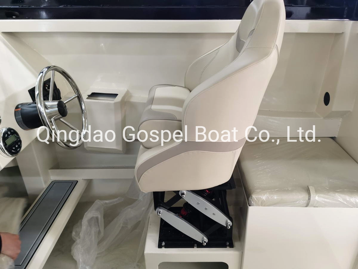 Gospel Boat Fishing Cabin - 7.5m/25FT Profisher Welded Aluminum Fishing Boat with Toilet & Ballast Tank