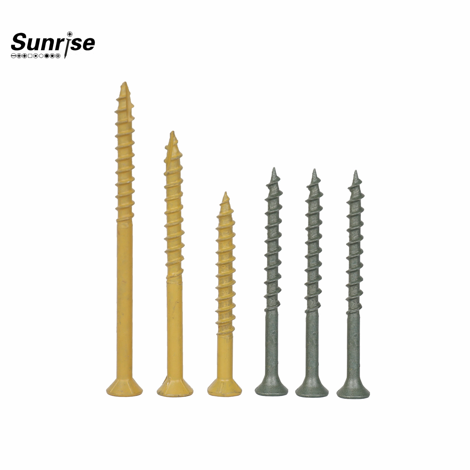 All-Size Custom Zinc Plated Wood Screws Countersunk/Pan Head Chipboard Screw