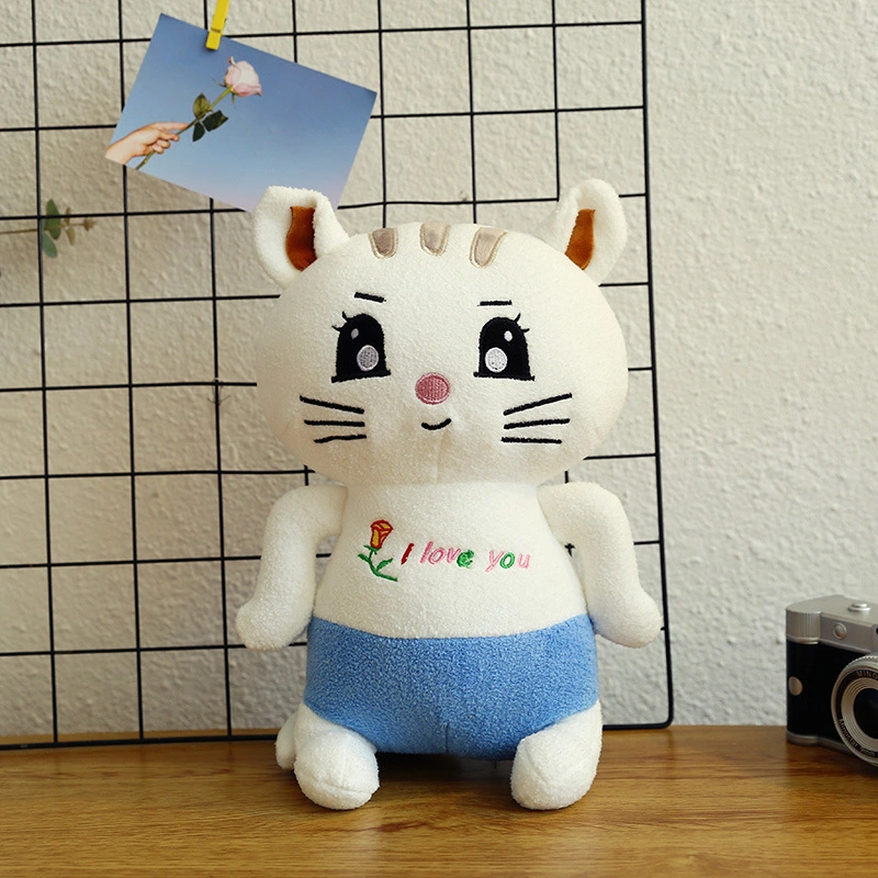 30-50cm jouet en peluche en peluche Bébé doux Cartoon chat avec jupe