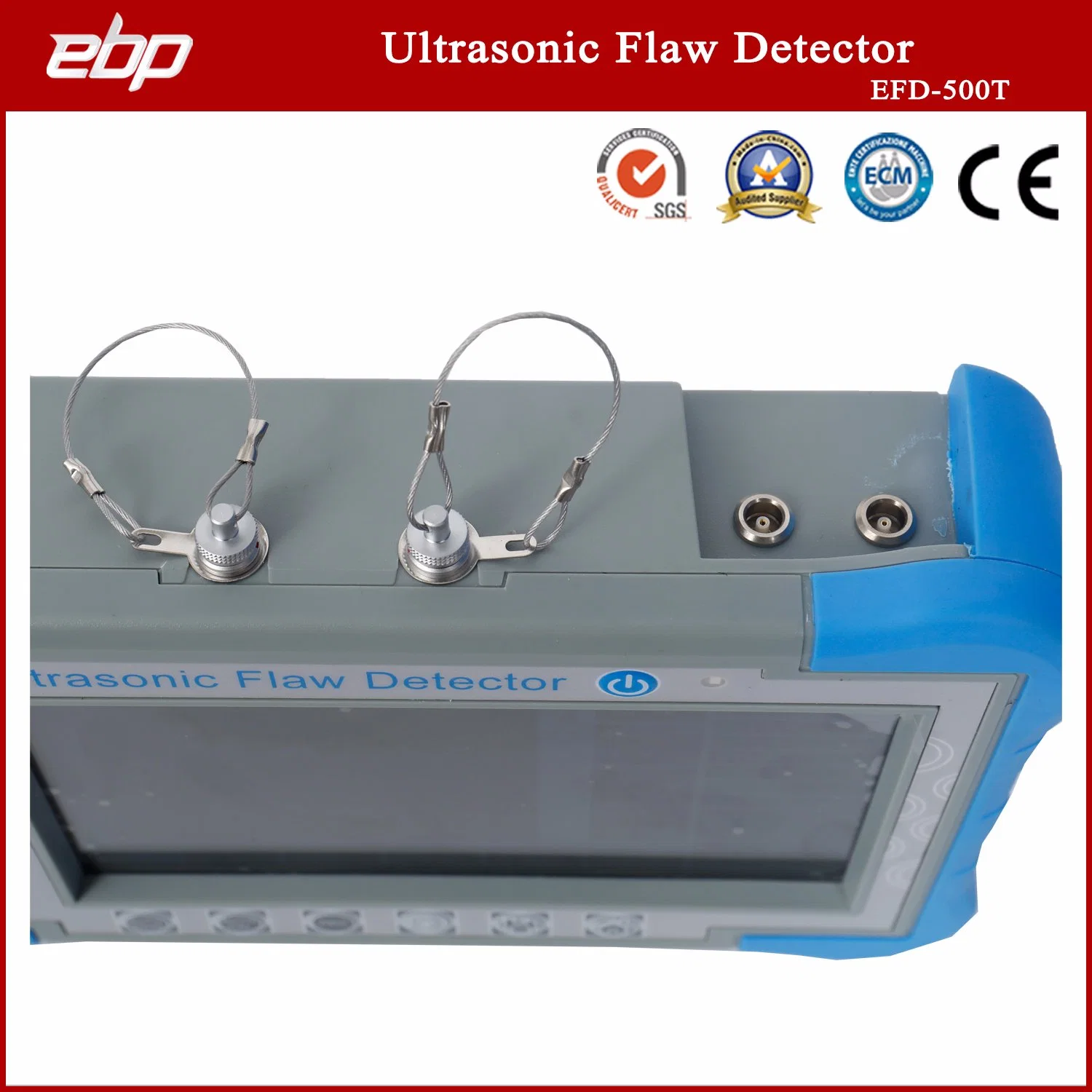 Prueba de ultrasonido digital portátil Detector de defectos de metal para la detección de fisuras internas