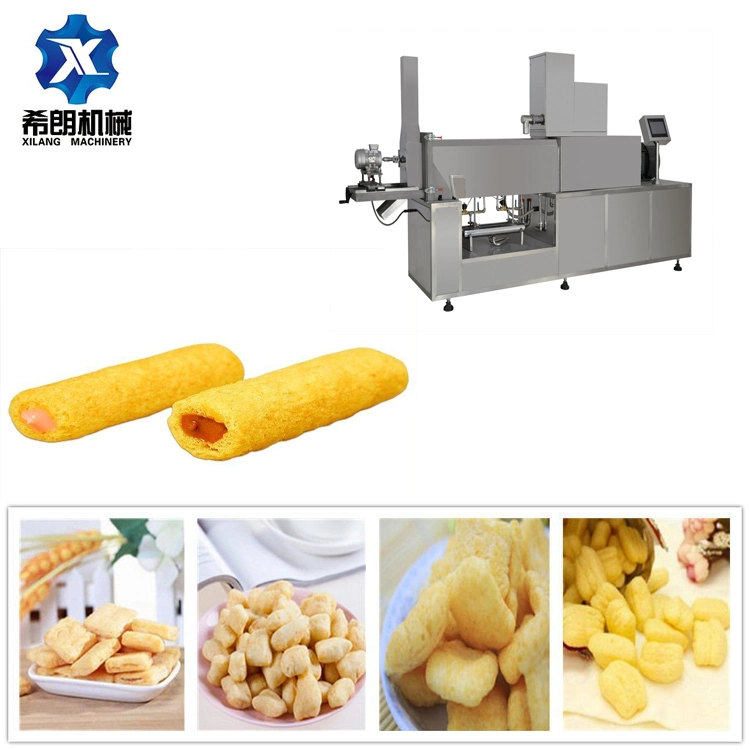 Jam Center Core Filling Snack Extruder Making Machine Production Line