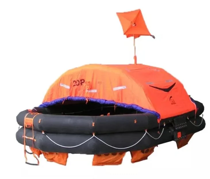 Factory Price Throwing Inflatable Life Raft for 20 Person