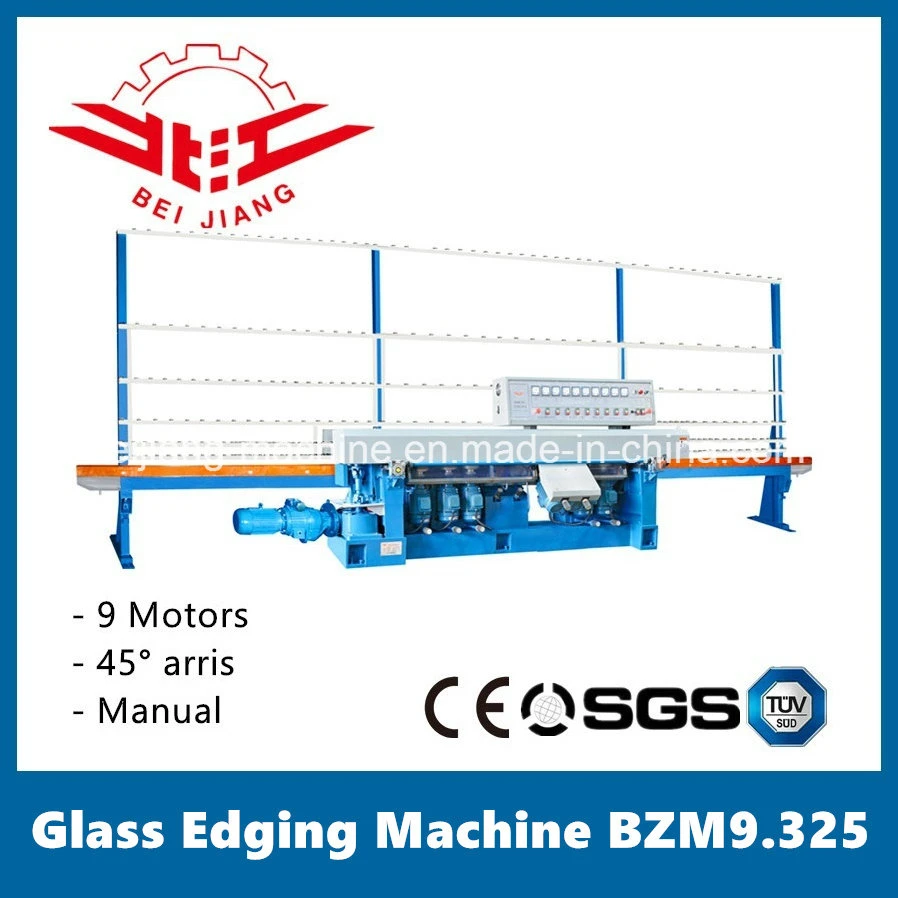 9 Motors Automatic Glass Straight Line Edging Grinding Polishing Machine (BZM9.325)