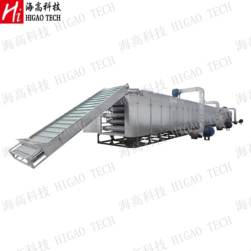 High Efficiency Hot Air Wood Chips Pellet Continuous Conveyor Mesh Belt Dryer Dehydrator Machine for Sale