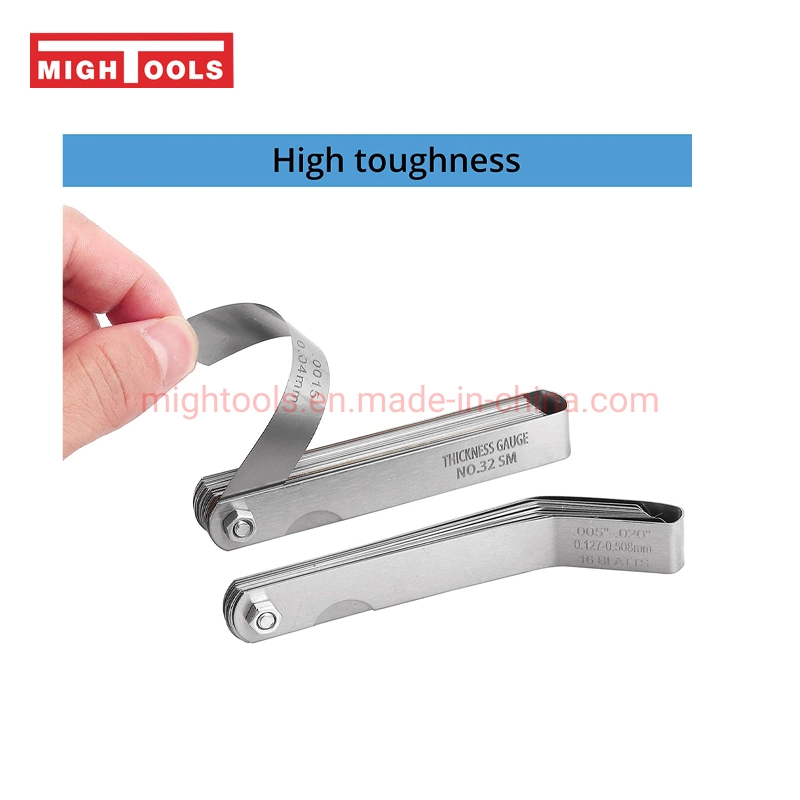 2PCS Feeler Gauge Set Stainless Steel Metric