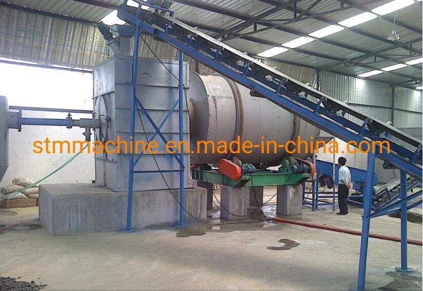 High Efficiency Limonite Iron Ore Sand Three Drum Cylinder Rotary Dryer Drying Equipment