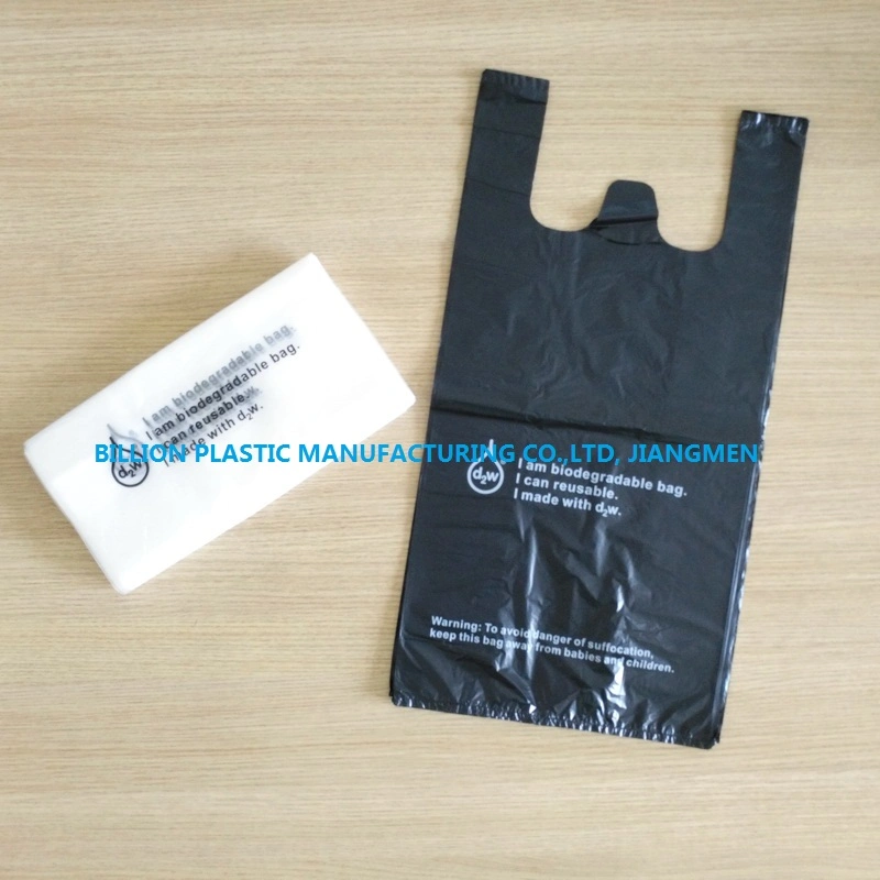 Sacs de magasinage oxo dégradables D2w de l'epi des sacs de plastique Sacs plastique dégradable transporteur