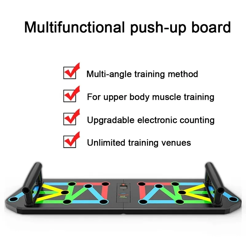 13 in 1 Electronic Counting Pushup Board Multifunctional Pushup Rack Stands