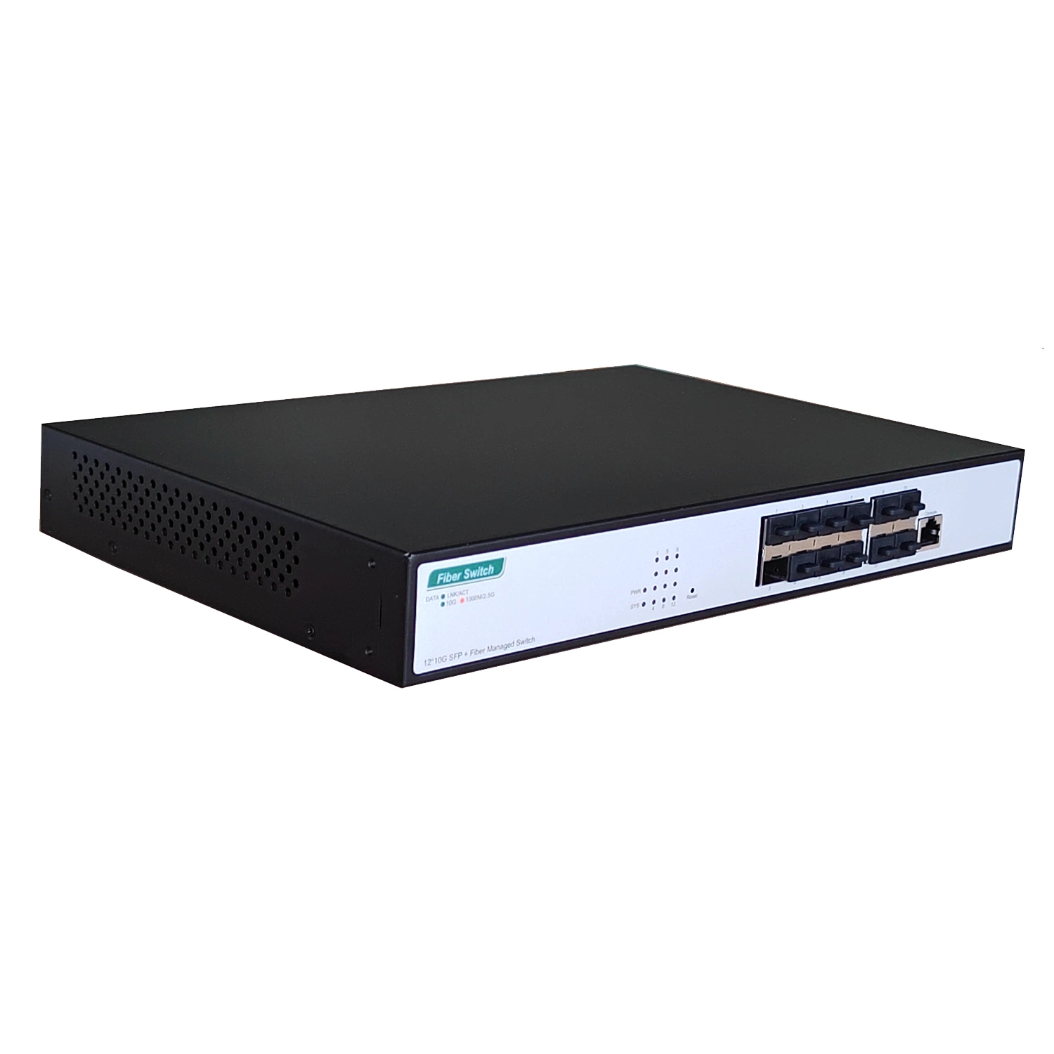 L3 12 Ports 10GbE Optischer Ethernet-Glasfaser-Switch