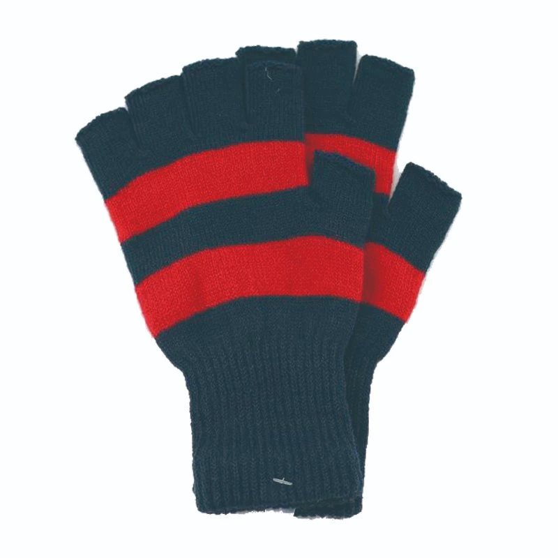 Winter Warm Acrylic Knitted Fingerless Gloves Mitten