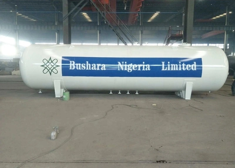 ASME 150 Cubic Meter Large 75tons 150m3 Horizontal LPG Storage Tank for Nigeria