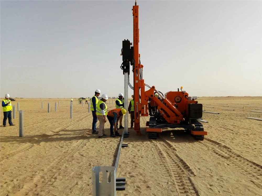 Track Crawler Ground Screw Solar Pile Drilling Machine Rammer and Screw