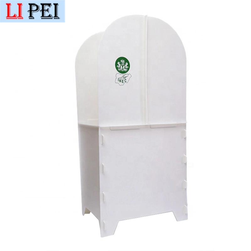 Wholesale PP Corrugated Corflute Sheet Election Platform Plastic Voting Booth