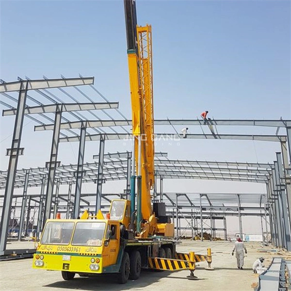 Multi-Storey Industrial Construction Metal Prefab H Column Workshop for Customization