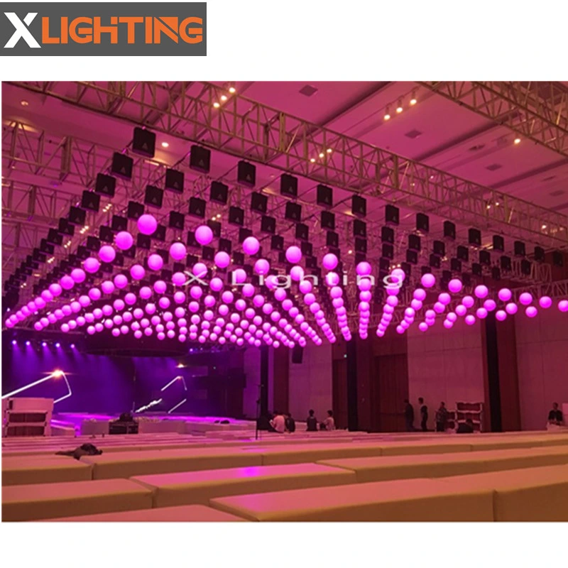 LED Disco Light Kinetic Art Motor Lifting Ball Modern Wave Effect