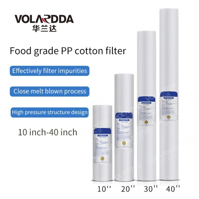 New Commodity 100% PP Cotton Melt Blown/Pleated/String Wound Water Cartridge Filter