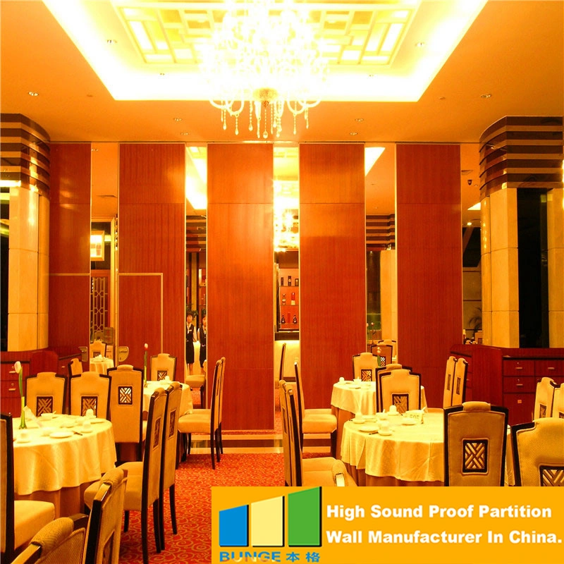 Hotel Movable Partition Conference Center Operable Walls Banquet Hall Folding Wooden Doors for Nigeria