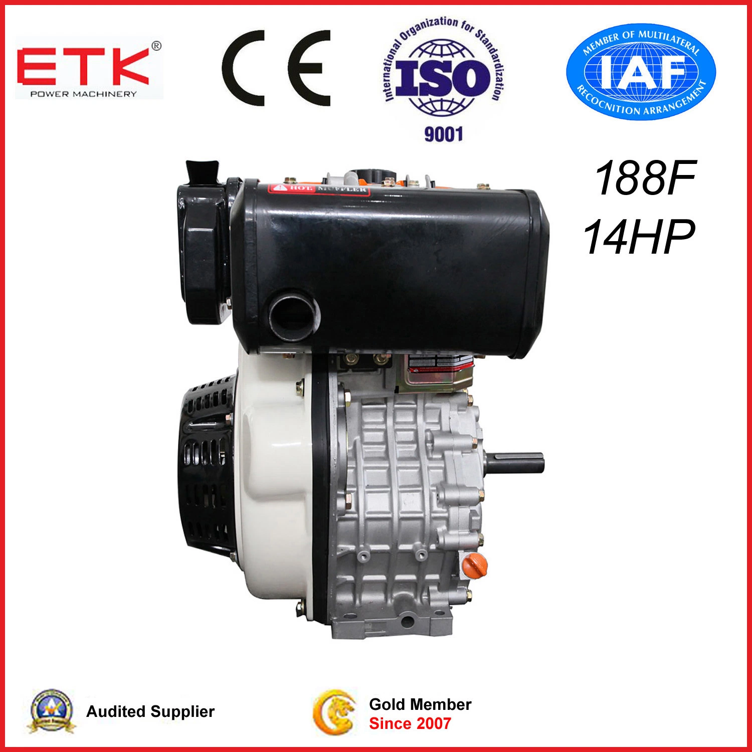 Nuevo Compression-Ignition Motor Diesel de 4 tiempos