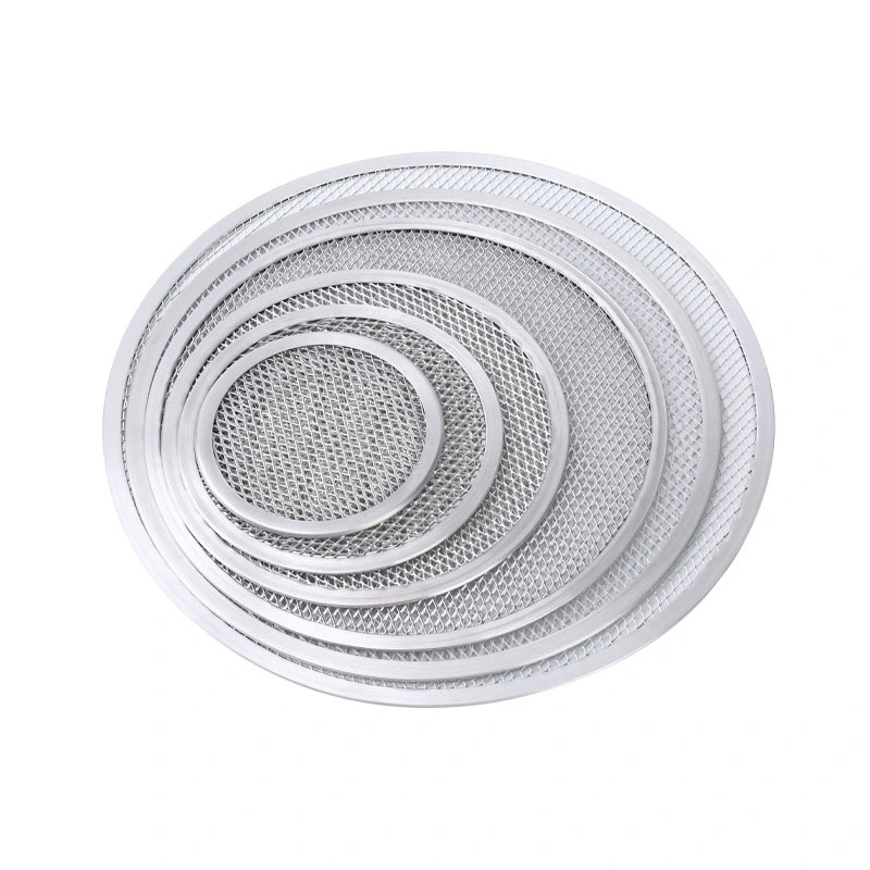 Expanded Metal Pizza Pan Pizza Screen Restaurant Baking Pan Aluminum