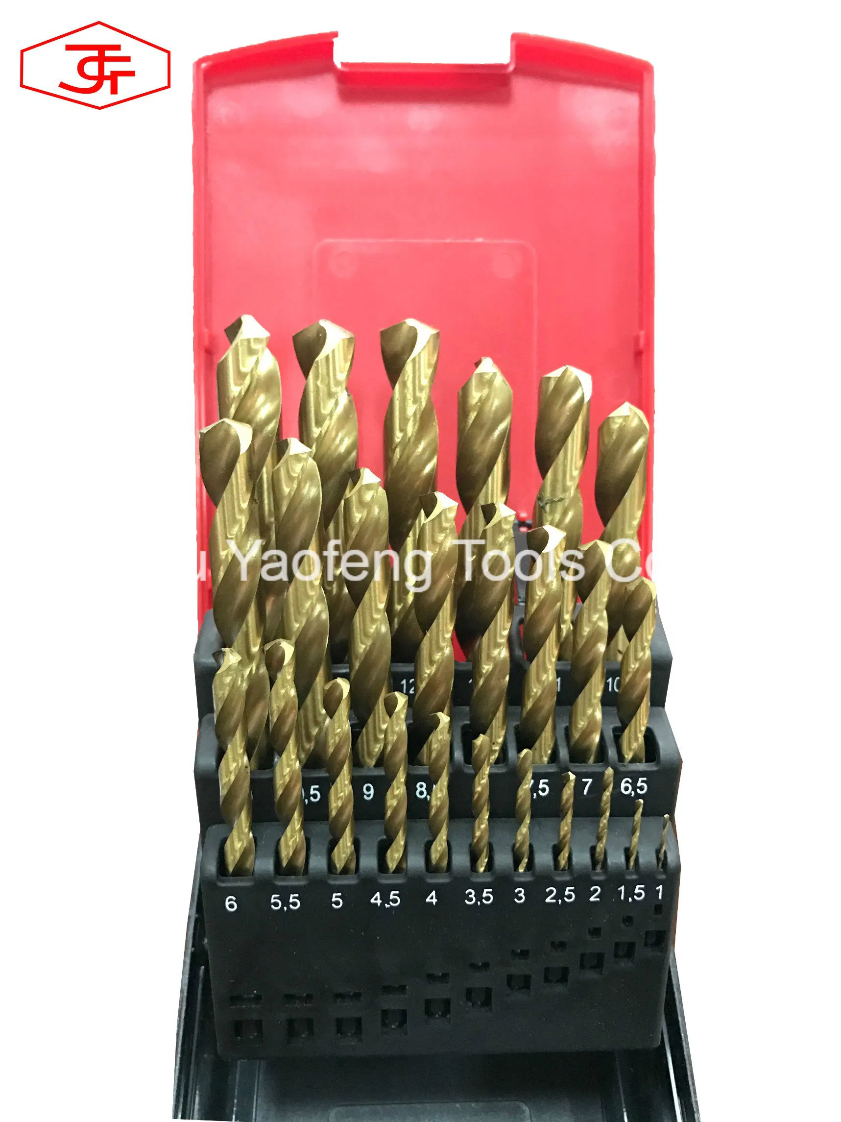 25PCS Twist Drill Bits Set for Iron Stainless Steel