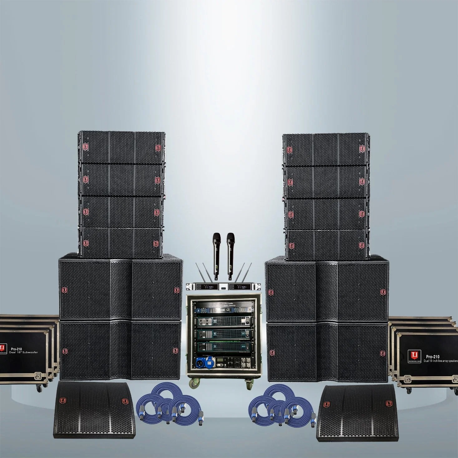 PRO 210 Profession Line Array Speaker T. I PRO Audio