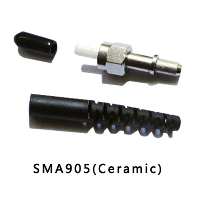 SMA 905 Fiber Optic Connector with Ceramic Ferrule for Medical