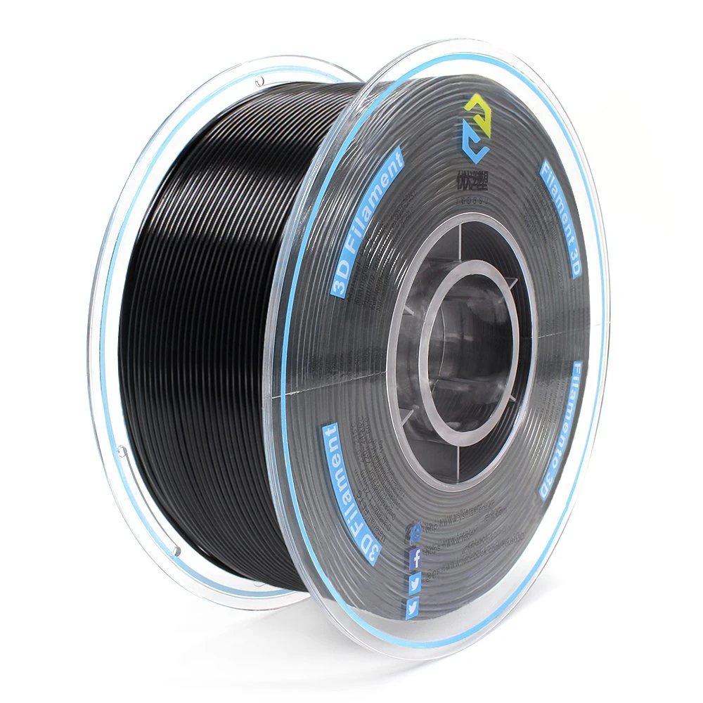 High quality/High cost performance  & Toughness 3D PLA Filament Easy-to-Use 3D Printer Materials 1.75mm 2.85mm PLA Black 1kg